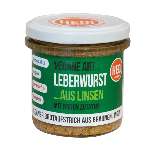HEDI Leberwurst Aufstrich aus Linsen 140 g