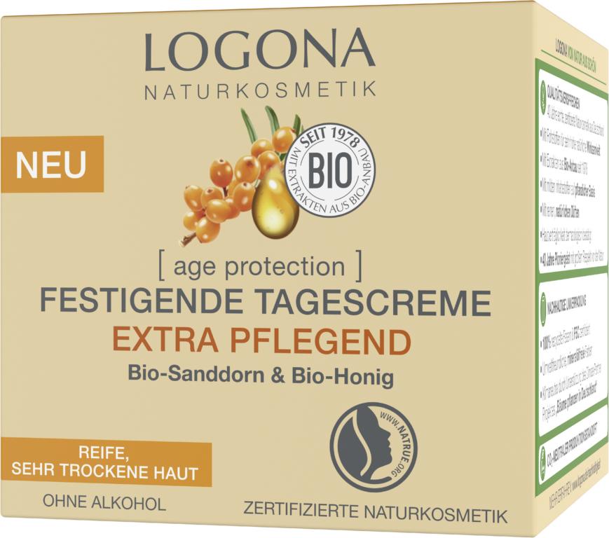 Logona Age Protection Pflegende Tagescreme Sanddorn & Honig 50ml