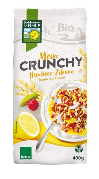 Bohlsener Mühle Mein Crunchy - Himbeer-Zitrone 400 g