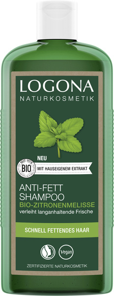 Logona Anti-Fett Shampoo Zitronenmelisse 250 ml