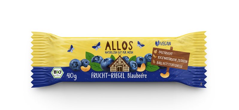 Allos Frucht-Riegel Blaubeere 40 g