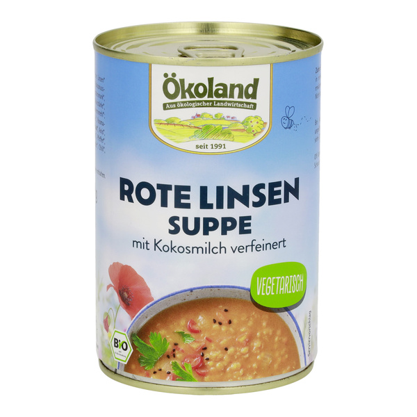 ÖKOLAND Rote Linsensuppe vegetarisch 400 g