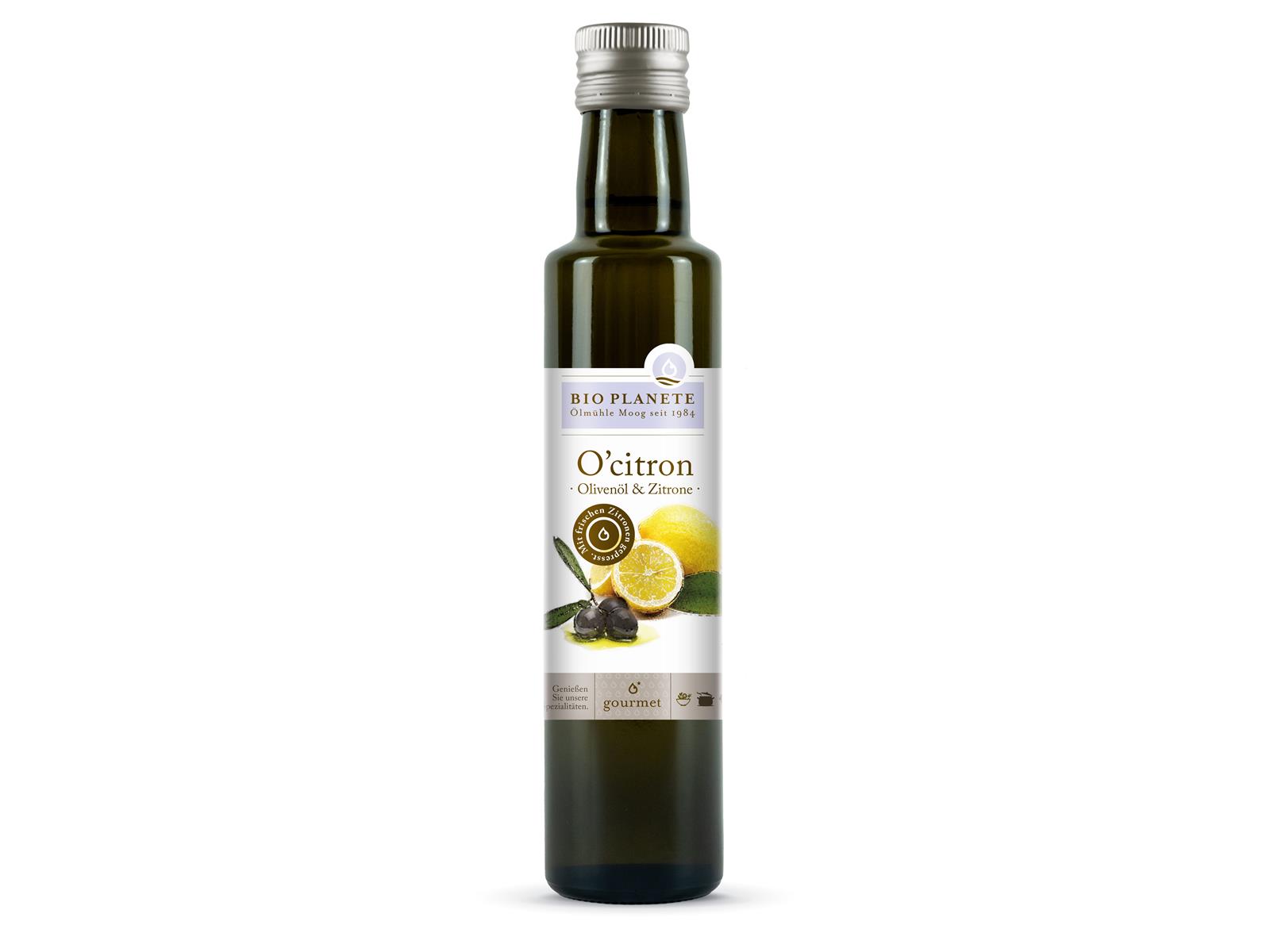 Bio Planète Olivenöl mit Zitrone 250 ml