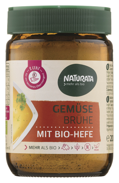 NATURATA Gemüsebrühe mit Bio-Hefe 200 g