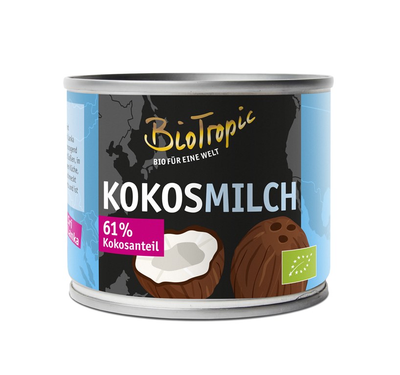 Biotropic Kokosmilch 22% Fett 200ml