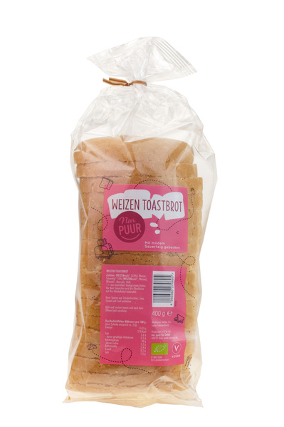 Nur Puur Weizen Toastbrot 400 g