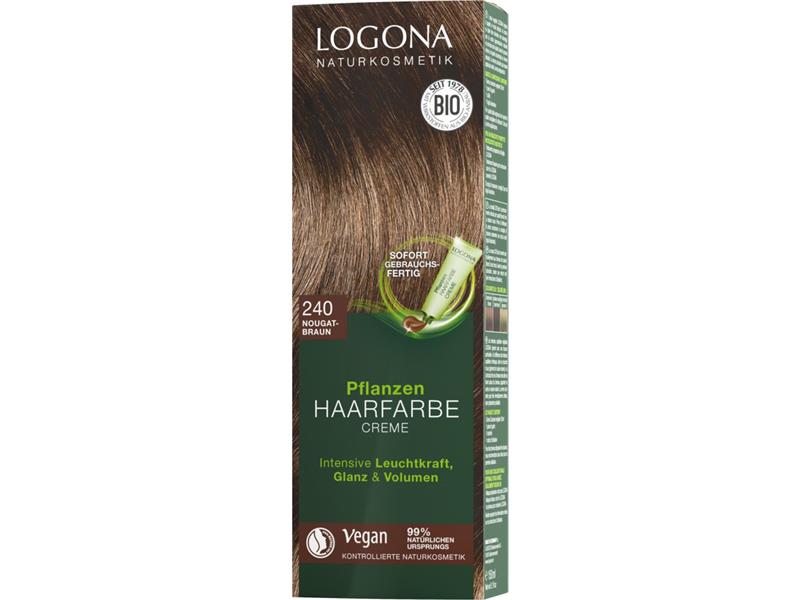 Logona Pflanzen Haarfarbe Creme 240 nougatbraun 150ml