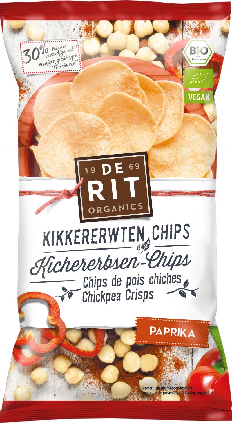 De Rit Kichererbsen Chips Paprika 75g
