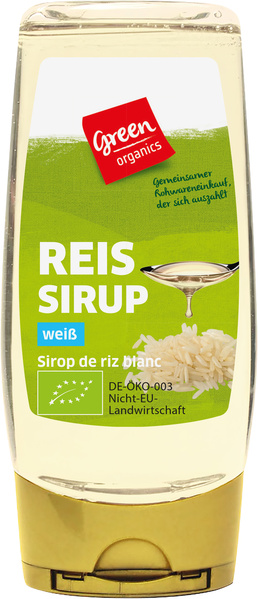 greenorganics Reissirup weiß 180 ml