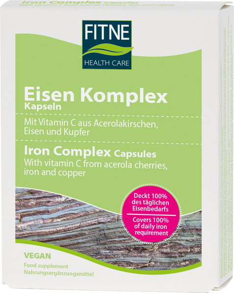 Fitne Eisen-Komplex Kapseln 30 Stück