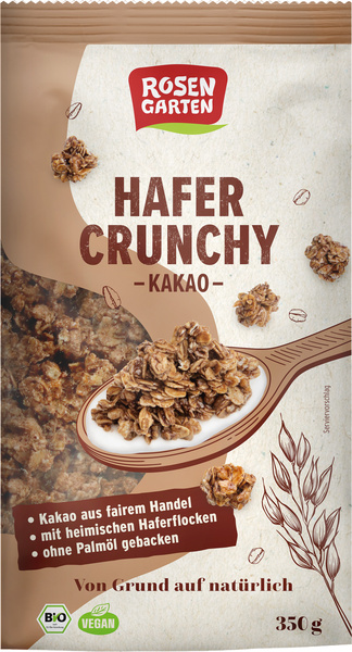 Rosengarten Hafer-Crunchy Kakao 350 g
