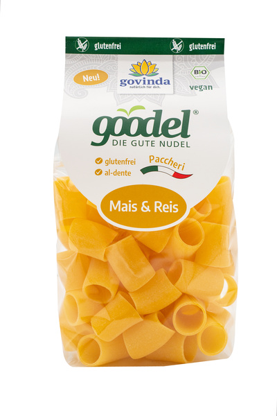 Govinda Goodel Paccheri Mais und Reis glf 250 g