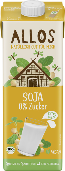 Allos Sojadrink Naturell 1 l