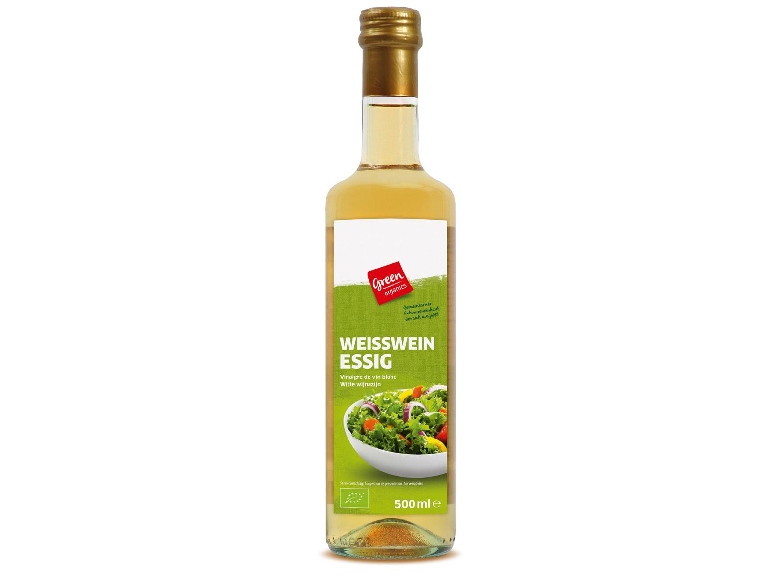 greenorganics Weißwein Essig 500 ml