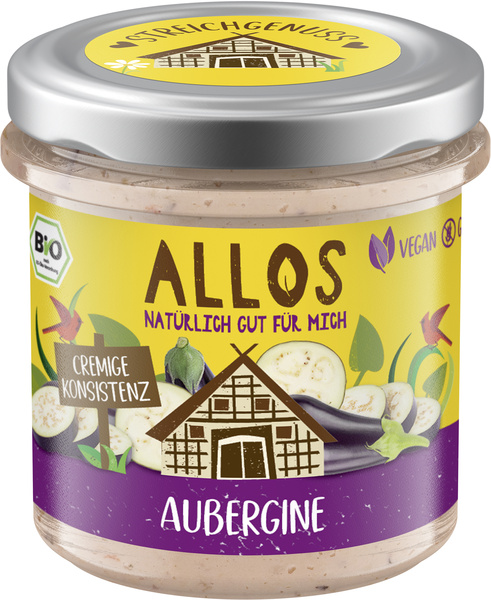 Allos Streichgenuss Aubergine 140 g