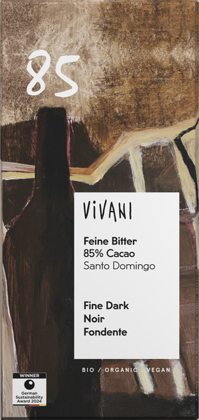 Vivani Feine Bitter 85 % Cacao 80 g