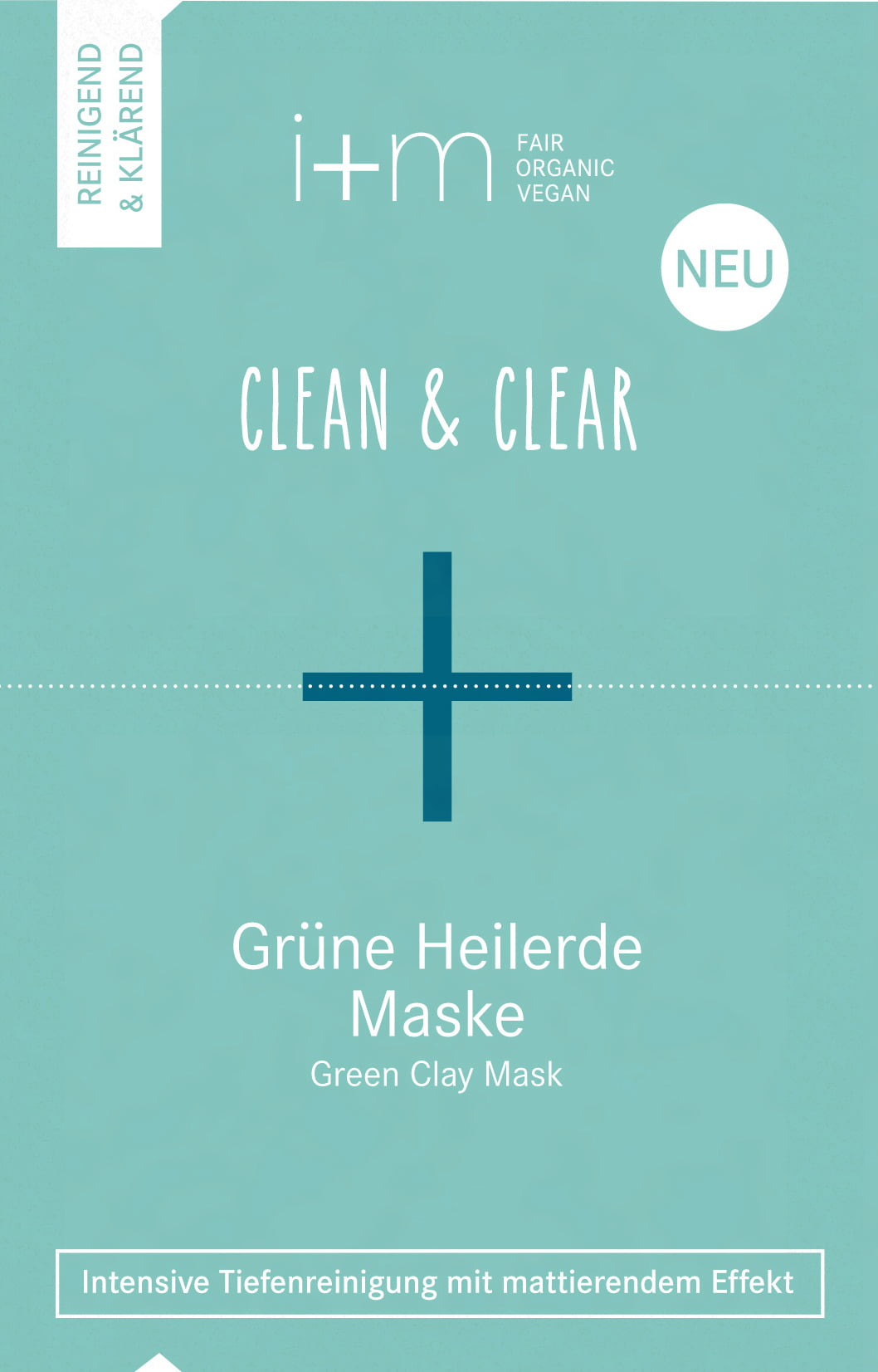 i+m Naturkosmetik Clean & Clear Grüne Heilderde Maske 14 ml