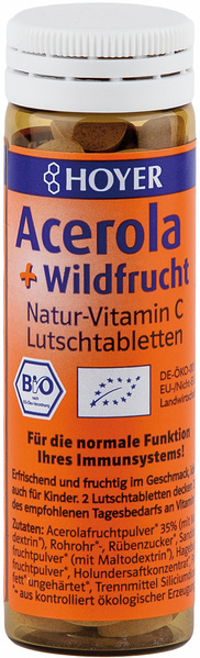HOYER Acerola & Wildfrucht Tabletten 60St. 30 g