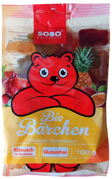 Sobo Bio-Bärchen mit Bio-Gelatine 100 g