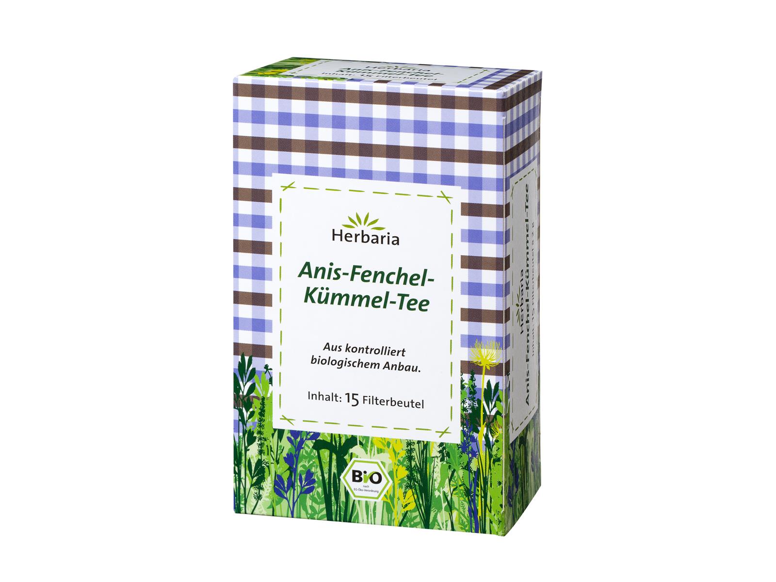 Herbaria Anis-Fenchel-Kümmel-Tee 30g