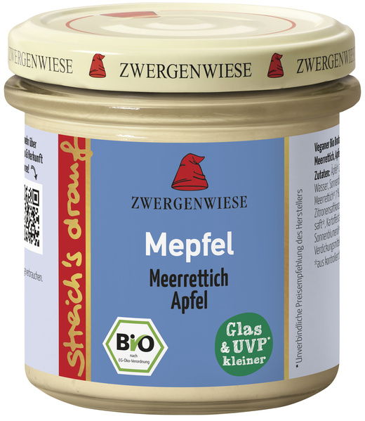 Zwergenwiese streichs drauf Mepfel 135 g