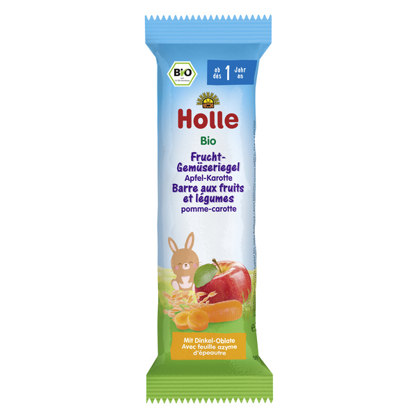 Holle Frucht Gemüseriegel Apfel-Karotte 25 g