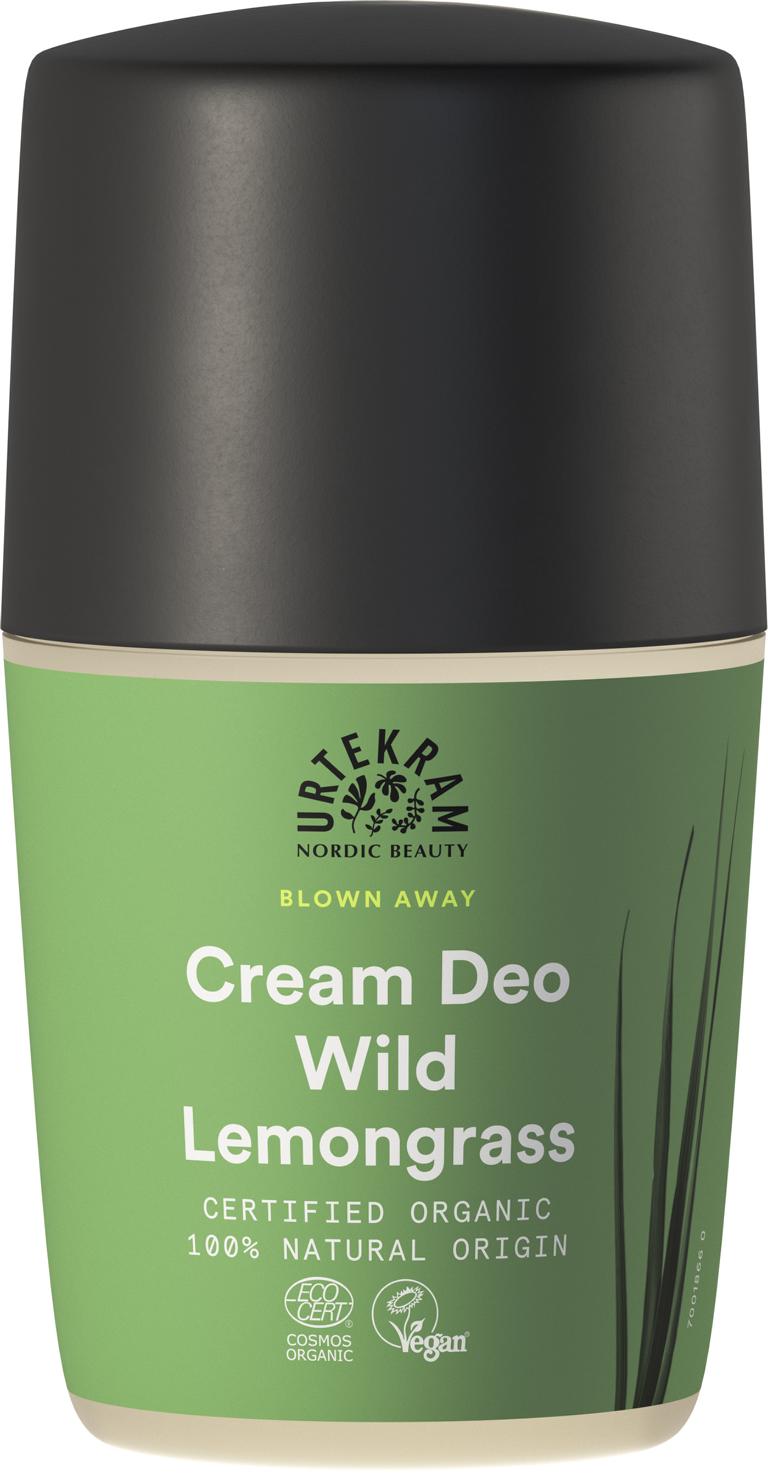 Urtekram Wild Lemongrass Cream Deo Roll On 50 ml