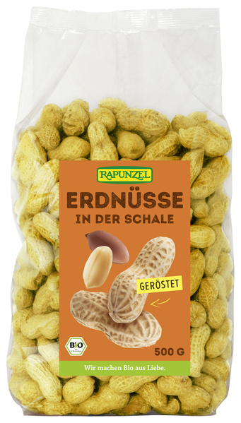 Rapunzel Erdnüsse in der Schale geröstet 500 g