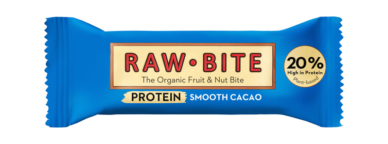 Raw Bite Raw Bite Fruchtriegel Protein Smooth Cacao 45 g