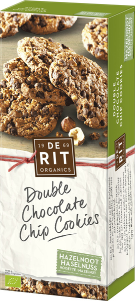 De Rit Double Choc Cookies Haselnuss 175 g