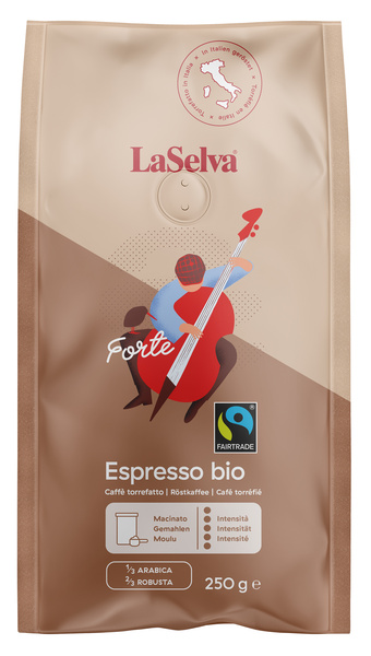 LaSelva Espresso Forte - Röstkaffee gemahlen ft 250 g