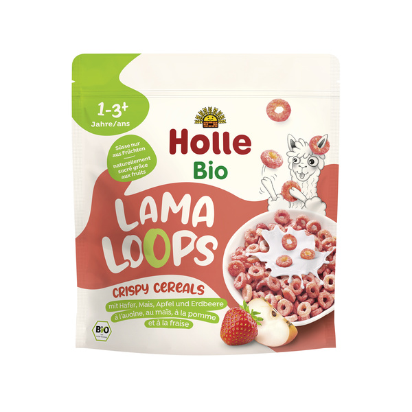 Holle Lama Loops - Crispy Cereals 125 g