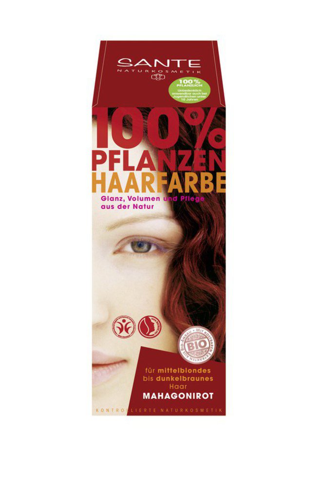 Sante Pflanzen-Haarfarbe mahagonirot 100g