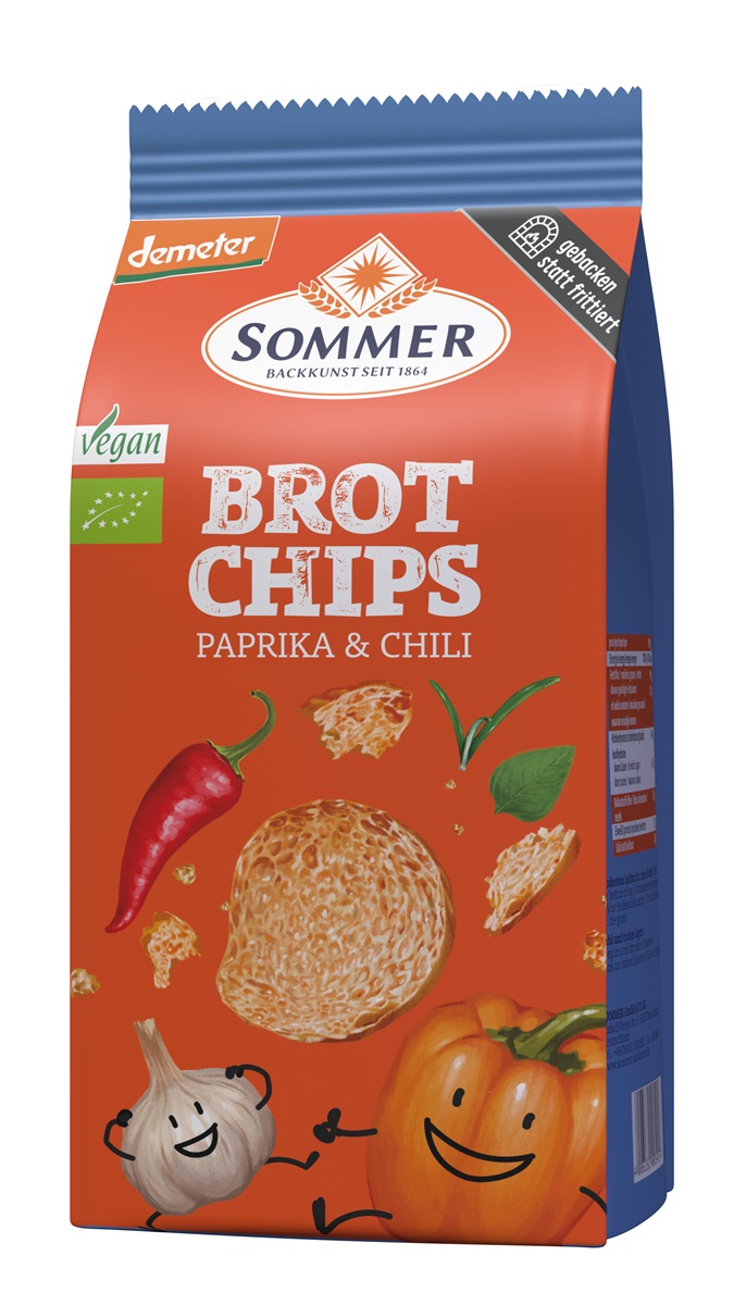 Sommer Brot Chips - Paprika & Chili 100 g