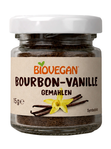 Biovegan Bourbon Vanille im Glas 15 g