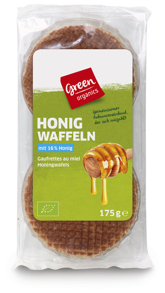 greenorganics Honigwaffeln 175 g
