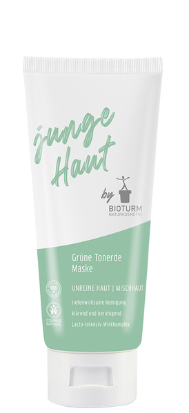 BIOTURM Grüne Tonerde Maske junge Haut 100 ml