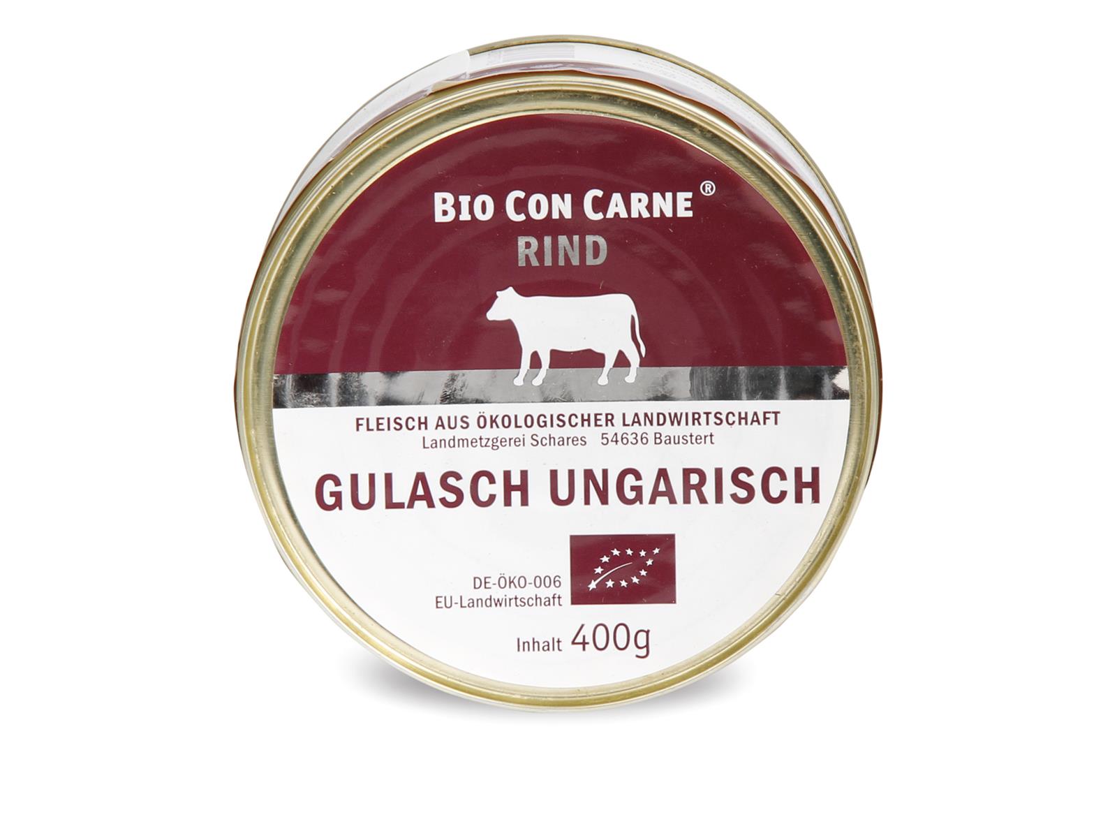 Bio Con Carne Gulasch ungarisch Dose 400g