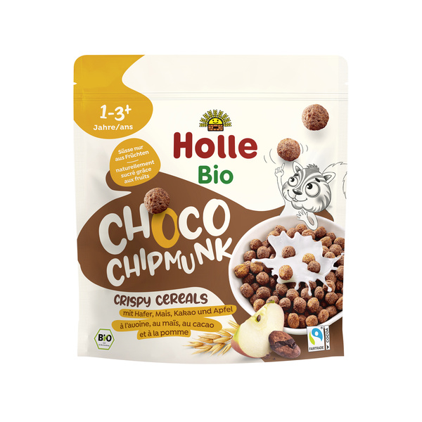 Holle Choco Chipmunk - Crispy Cereals 125 g