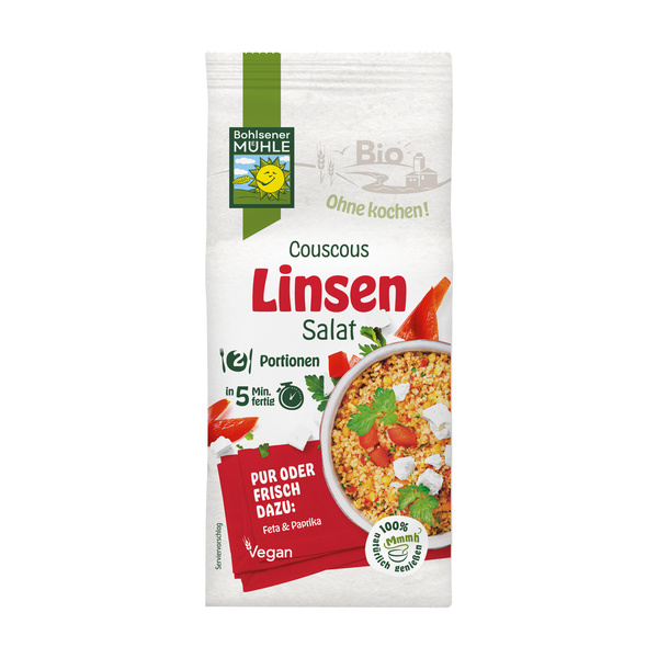 Bohlsener Mühle Couscous Linsen Salat 165 g