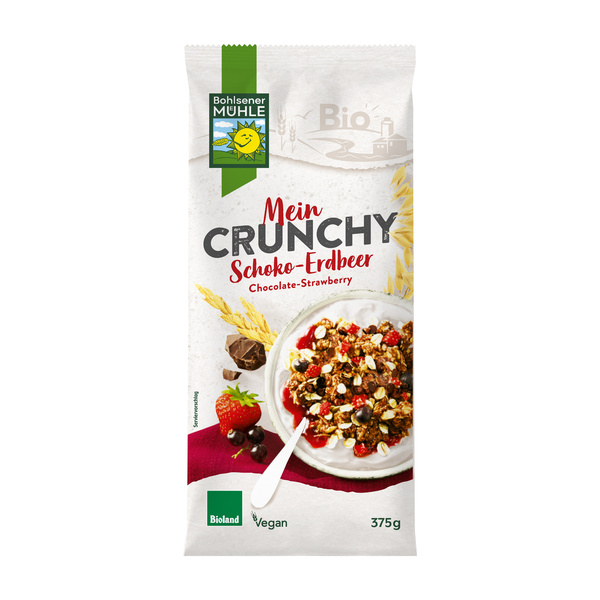 Bohlsener Mühle Mein Crunchy Schoko-Erdbeer 375 g