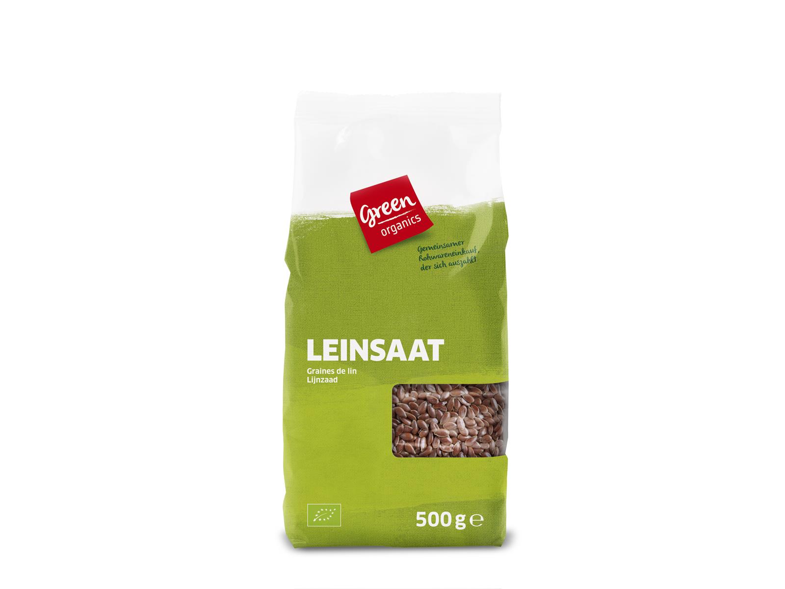 greenorganics Leinsaat braun 500 g