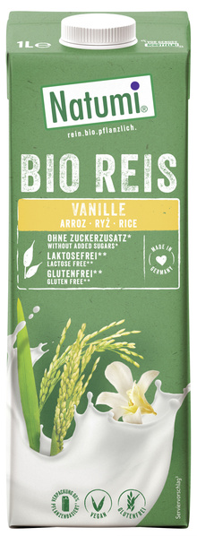 Natumi Reisdrink Vanilla 1 l