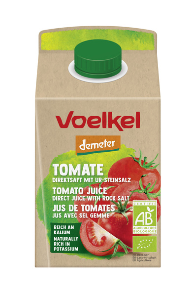 Voelkel Tomate Direktsaft mit Ur-Steinsalz Elopak EW 0.5 l