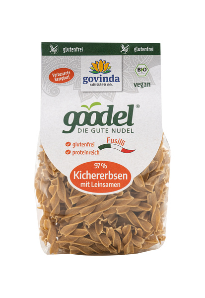 Govinda Goodel Fussili Kichererbsen Leinsaat 250 g