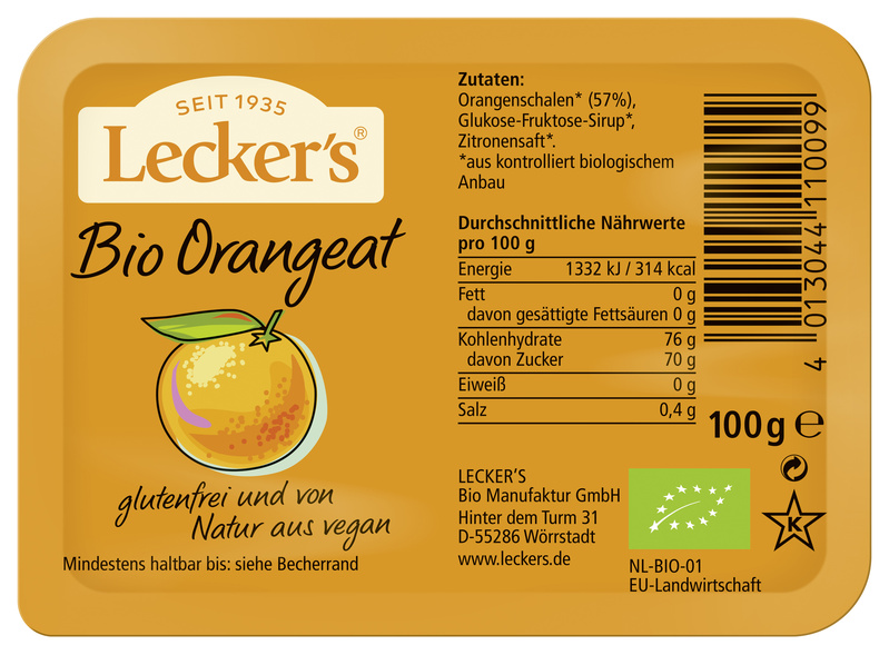 Lecker´s Orangeat 100 g