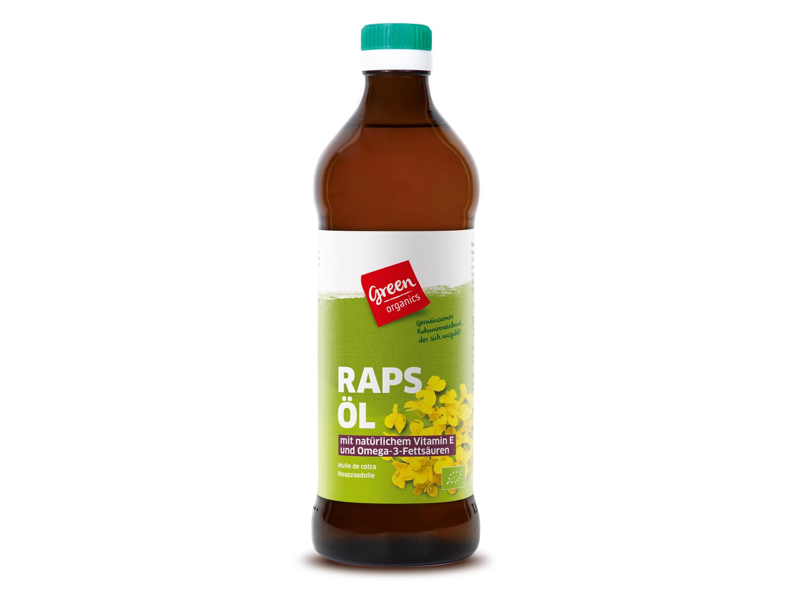greenorganics Rapskernöl kaltgepresst 500ml