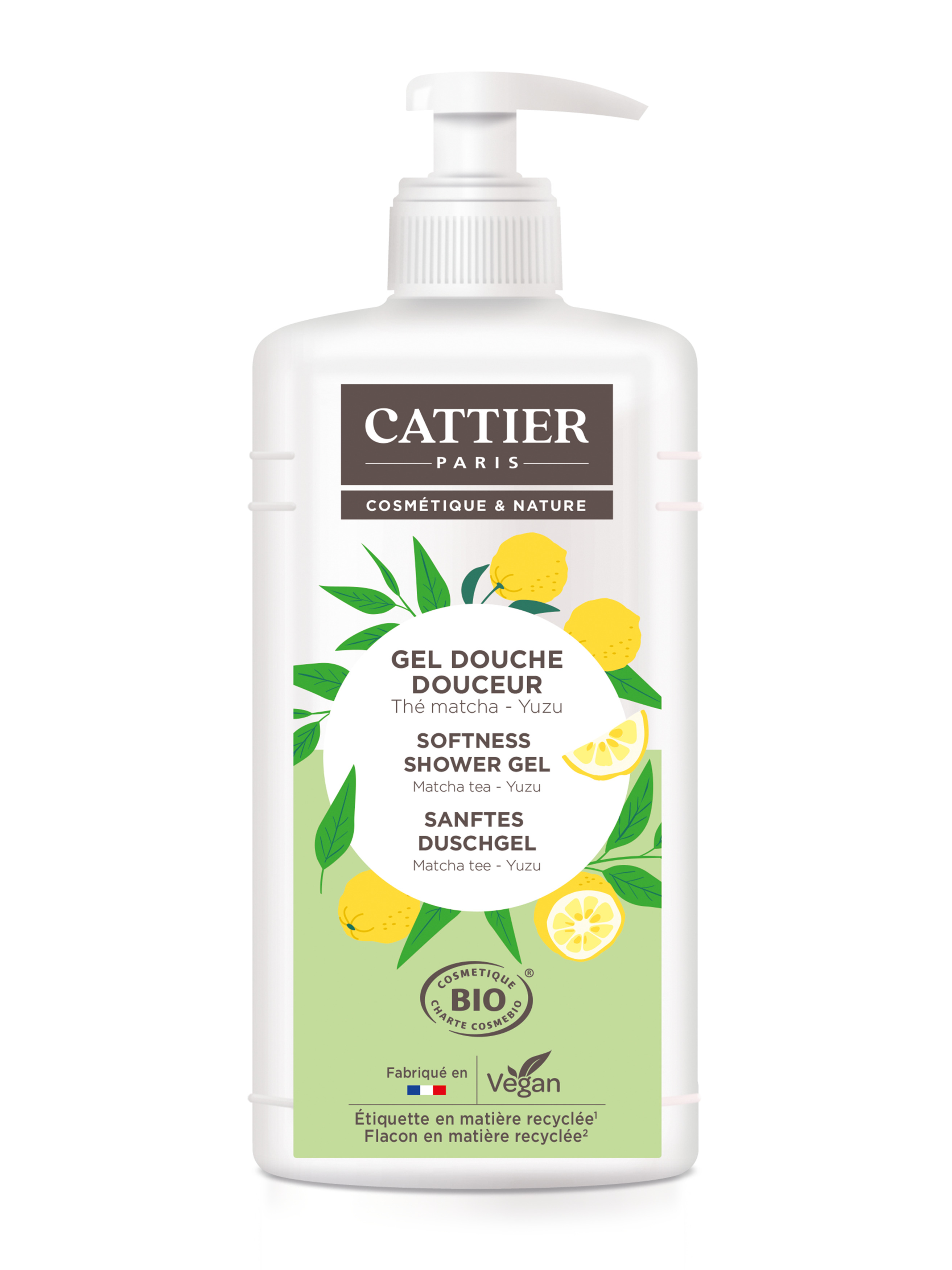 Cattier Paris DUSCHGEL MATCHA TEE 1000 ml