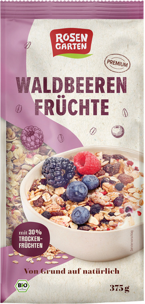 Rosengarten Waldbeeren-Früchte Müsli 375 g
