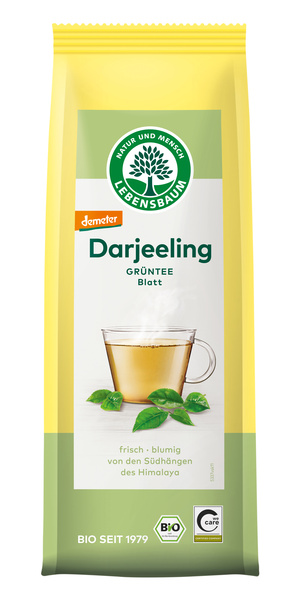 LEBENSBAUM Grüntee Darjeeling Blatt 50 g